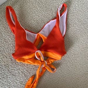 Size M-L orange bikini for summer